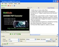 WinXMedia AVI/WMV PSP Converter screenshot